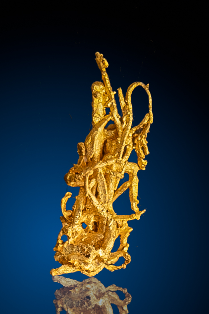 (image for) Rare Beautiful Crystallized Wire Gold Specimen - New Zealand